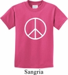 Kids Peace Shirt Basic Peace White Tee T-Shirt