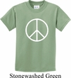 Kids Peace Shirt Basic Peace White Tee T-Shirt