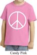 Kids Peace Shirt Basic Peace White Toddler Tee T-Shirt