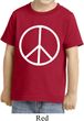 Kids Peace Shirt Basic Peace White Toddler Tee T-Shirt