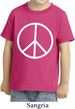 Kids Peace Shirt Basic Peace White Toddler Tee T-Shirt