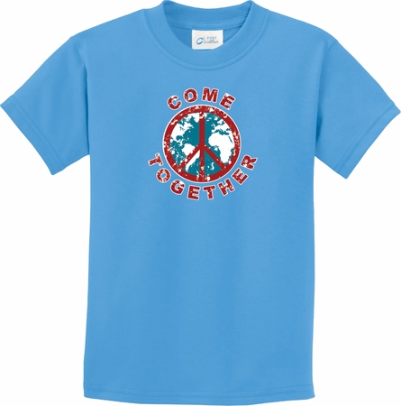 Kids Peace Shirt Come Together Tee T-Shirt