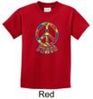 Kids Peace Shirt Funky Peace Tee T-Shirt