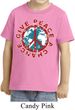 Kids Peace Shirt Give Peace a Chance Toddler Tee T-Shirt