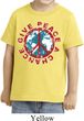 Kids Peace Shirt Give Peace a Chance Toddler Tee T-Shirt