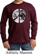 Kids Peace Shirt Peace Earth Long Sleeve Tee T-Shirt