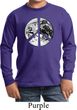 Kids Peace Shirt Peace Earth Long Sleeve Tee T-Shirt