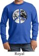 Kids Peace Shirt Peace Earth Long Sleeve Tee T-Shirt