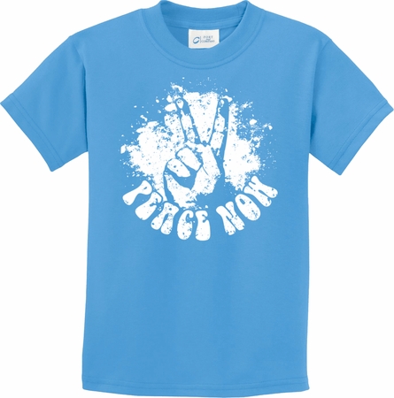 Kids Peace Shirt Peace Now Tee T-Shirt