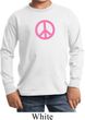Kids Peace Shirt Pink Peace Long Sleeve Tee T-Shirt