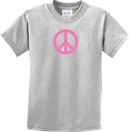 Kids Peace Shirt Pink Peace Tee T-Shirt