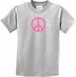 Kids Peace Shirt Pink Peace Tee T-Shirt