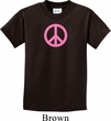 Kids Peace Shirt Pink Peace Tee T-Shirt