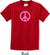 Kids Peace Shirt Pink Peace Tee T-Shirt