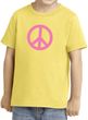 Kids Peace Shirt Pink Peace Toddler Tee T-Shirt