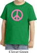 Kids Peace Shirt Pink Peace Toddler Tee T-Shirt