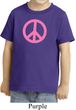 Kids Peace Shirt Pink Peace Toddler Tee T-Shirt