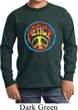 Kids Peace Shirt Psychedelic Peace Long Sleeve Tee T-Shirt