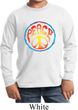 Kids Peace Shirt Psychedelic Peace Long Sleeve Tee T-Shirt