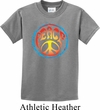 Kids Peace Shirt Psychedelic Peace Tee T-Shirt