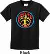 Kids Peace Shirt Psychedelic Peace Tee T-Shirt