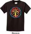Kids Peace Shirt Psychedelic Peace Tee T-Shirt