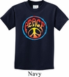 Kids Peace Shirt Psychedelic Peace Tee T-Shirt