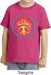 Kids Peace Shirt Psychedelic Peace Toddler Tee T-Shirt