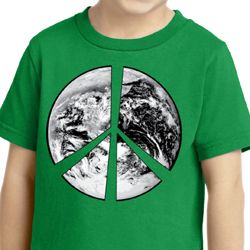 Kids Peace Shirt Peace Earth Toddler Tee T-Shirt