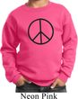 Kids Peace Sweatshirt Basic Peace Black Sweat Shirt