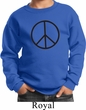 Kids Peace Sweatshirt Basic Peace Black Sweat Shirt