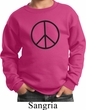 Kids Peace Sweatshirt Basic Peace Black Sweat Shirt
