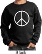 Kids Peace Sweatshirt Basic Peace White Sweat Shirt