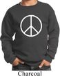 Kids Peace Sweatshirt Basic Peace White Sweat Shirt