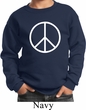 Kids Peace Sweatshirt Basic Peace White Sweat Shirt