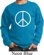 Kids Peace Sweatshirt Basic Peace White Sweat Shirt