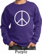 Kids Peace Sweatshirt Basic Peace White Sweat Shirt