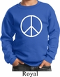 Kids Peace Sweatshirt Basic Peace White Sweat Shirt