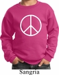 Kids Peace Sweatshirt Basic Peace White Sweat Shirt