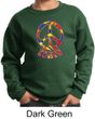 Kids Peace Sweatshirt Funky Peace Sweat Shirt