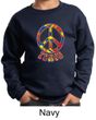 Kids Peace Sweatshirt Funky Peace Sweat Shirt
