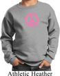 Kids Peace Sweatshirt Pink Peace Sweat Shirt