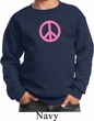 Kids Peace Sweatshirt Pink Peace Sweat Shirt