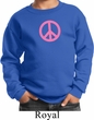 Kids Peace Sweatshirt Pink Peace Sweat Shirt