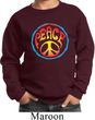Kids Peace Sweatshirt Psychedelic Peace Sweat Shirt