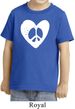 Kids Peace Tee Hippie Heart Peace Toddler T-shirt