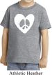 Kids Peace Tee Hippie Heart Peace Toddler T-shirt
