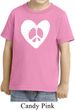 Kids Peace Tee Hippie Heart Peace Toddler T-shirt
