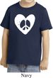 Kids Peace Tee Hippie Heart Peace Toddler T-shirt