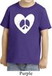 Kids Peace Tee Hippie Heart Peace Toddler T-shirt